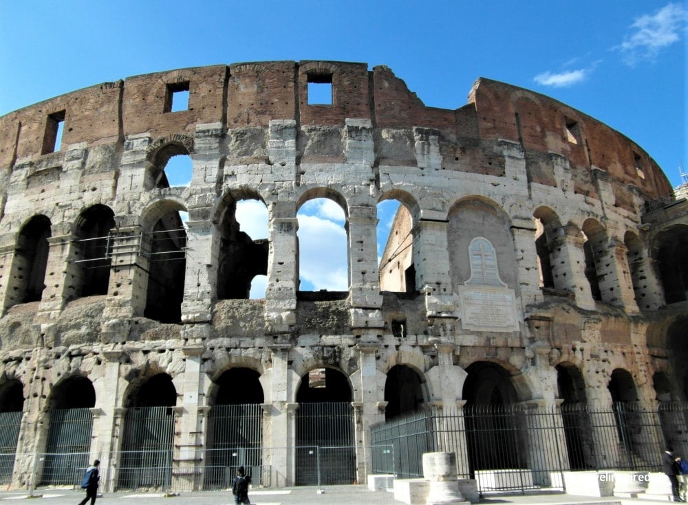 Gewaltiges Kolosseum in Rom, Sehenswürdigkeit, Rom Reise