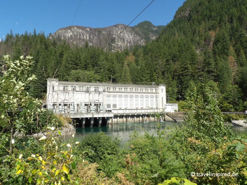 Gorge Powerhouse, North Cascades Nationalpark, Rundreise Washington State, USA Erfahrungen