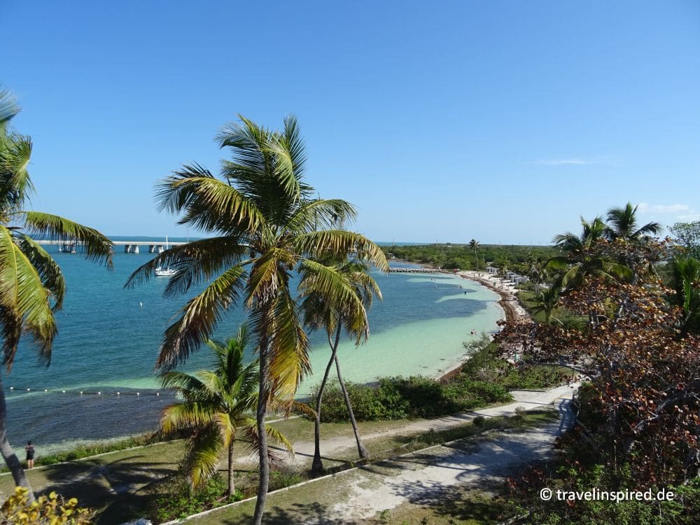 Blick auf den Calusa Beach im Bahia Honda State Par, Bahia Honda Key, Reisebericht Florida Keys Highlights