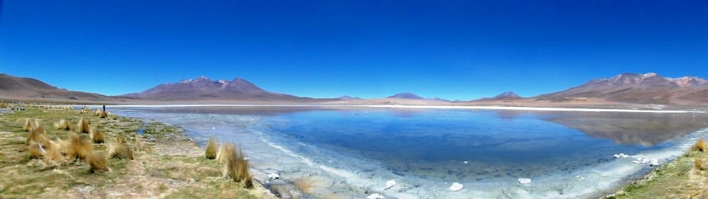 Panoramabild Laguna Hedionda, Bolivien