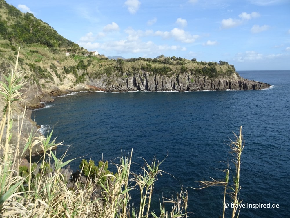 Blick auf die Halbinsel Ponta do Garajau , Sao Miguel wandern auf den Azoren