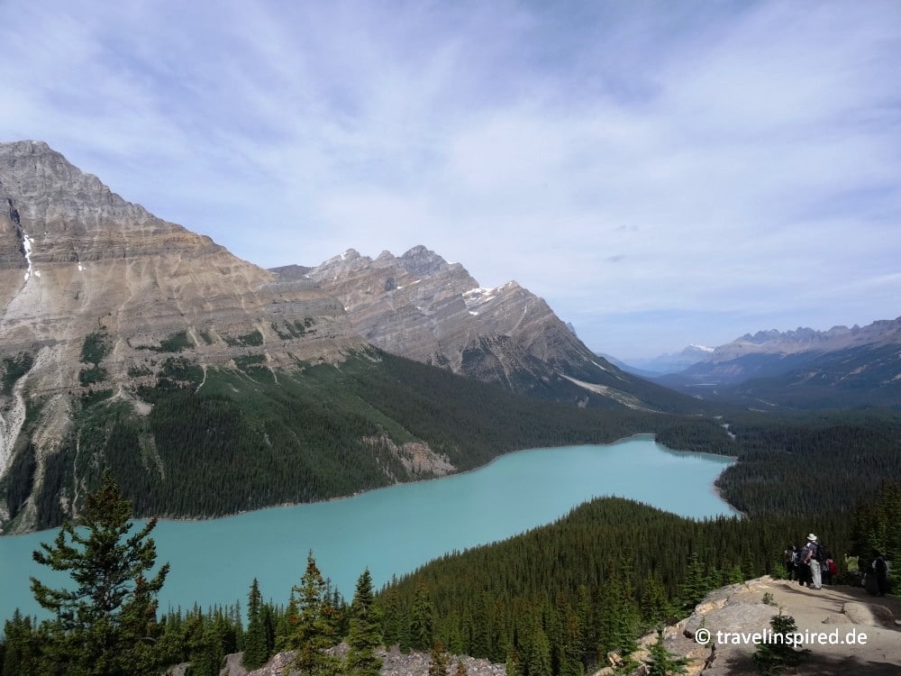 Peyto Lake, Banff Nationalpark Sehenswürdigkeiten und Highlights, Erfahrungsbericht Banff Kanada