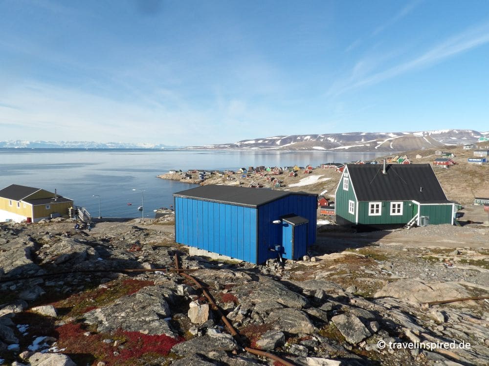 Blick auf Ittoqqortoormiit, Scoresbysund, Grönland, Arktis Expedition Reisebericht