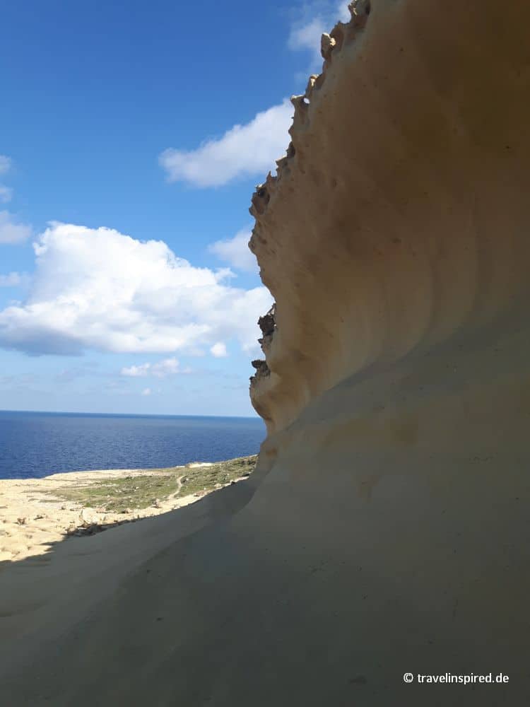 Felsenwelle, Wandern auf Gozo, Wandertipp Malta