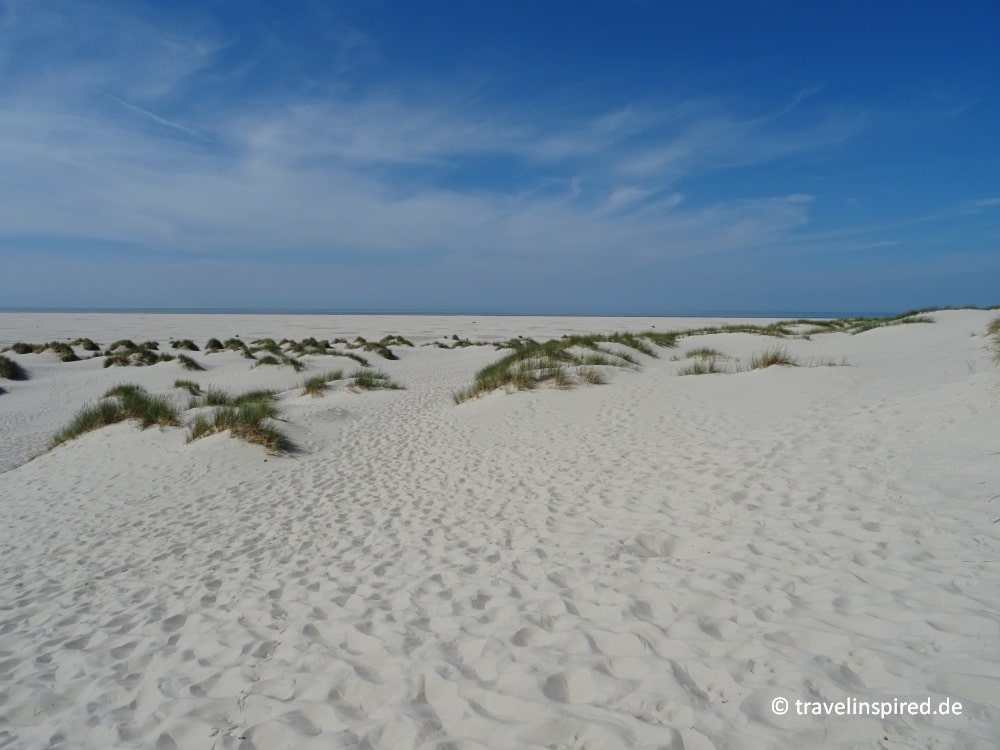 Endloser Sandstrand auf Amrum, Urlaubstipps Nordsee