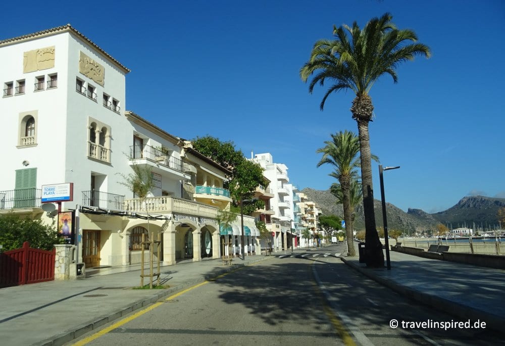Promenade in Port de Pollença, Mallorca Norden Urlaub Tipps