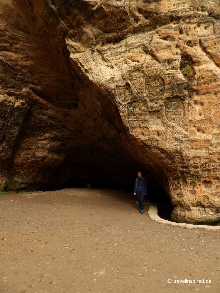 Gutmannshöhle in Sigulda, Gauja Nationalpark Highlight, Lettland Reisebericht