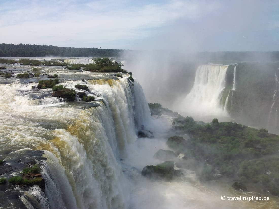 Iguacu Falls Brasilien, Aussicht Path of the Falls Trail, Erfahrung Besuch auf eigene Faust