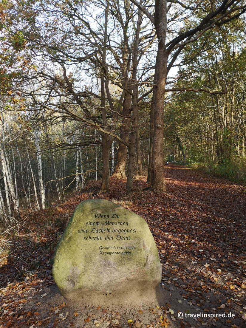 Kremperheide Wandern, Ausflug im Herbst