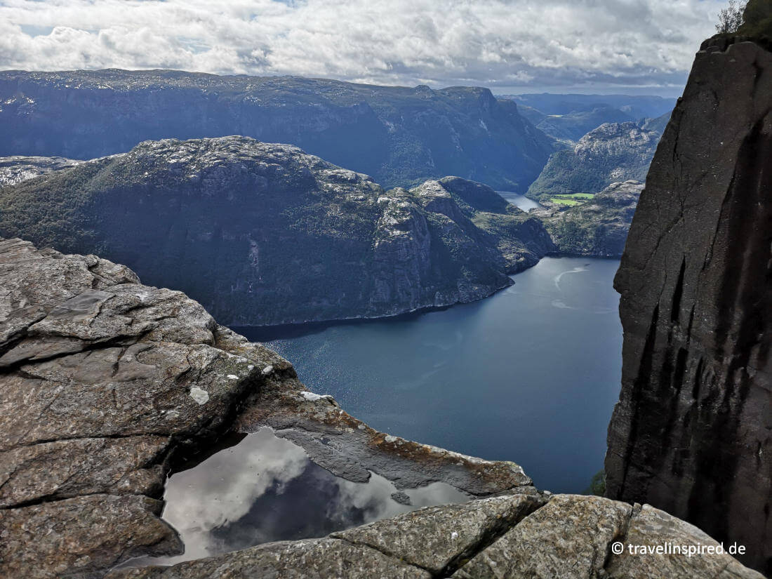 Ziel erreicht: Preikestolen am Lysefjord, wandern in Norwegen