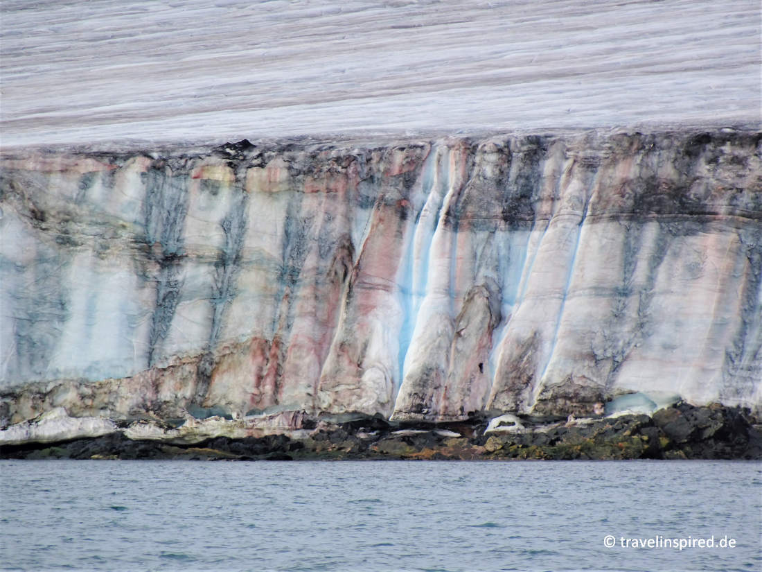 Eiskappe auf Kvitøya, Insel im Nordpolarmeer