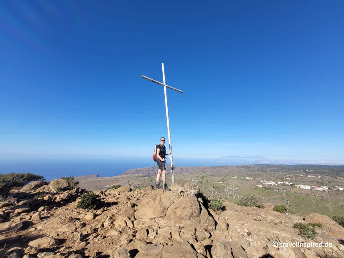 Wanderung Fortaleza Gipfelkreuz, Erfahrungen Wanderurlaub La Gomera