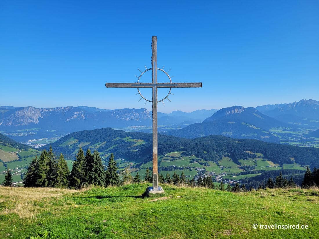 Gipfelkreuz, Wandern Wildschönau Markbachjoch
