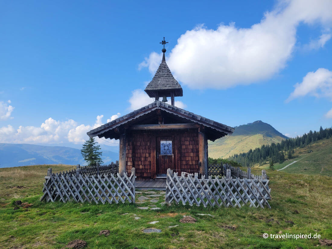 Kapelle auf dem Kreuzjoch, wandern Brixental