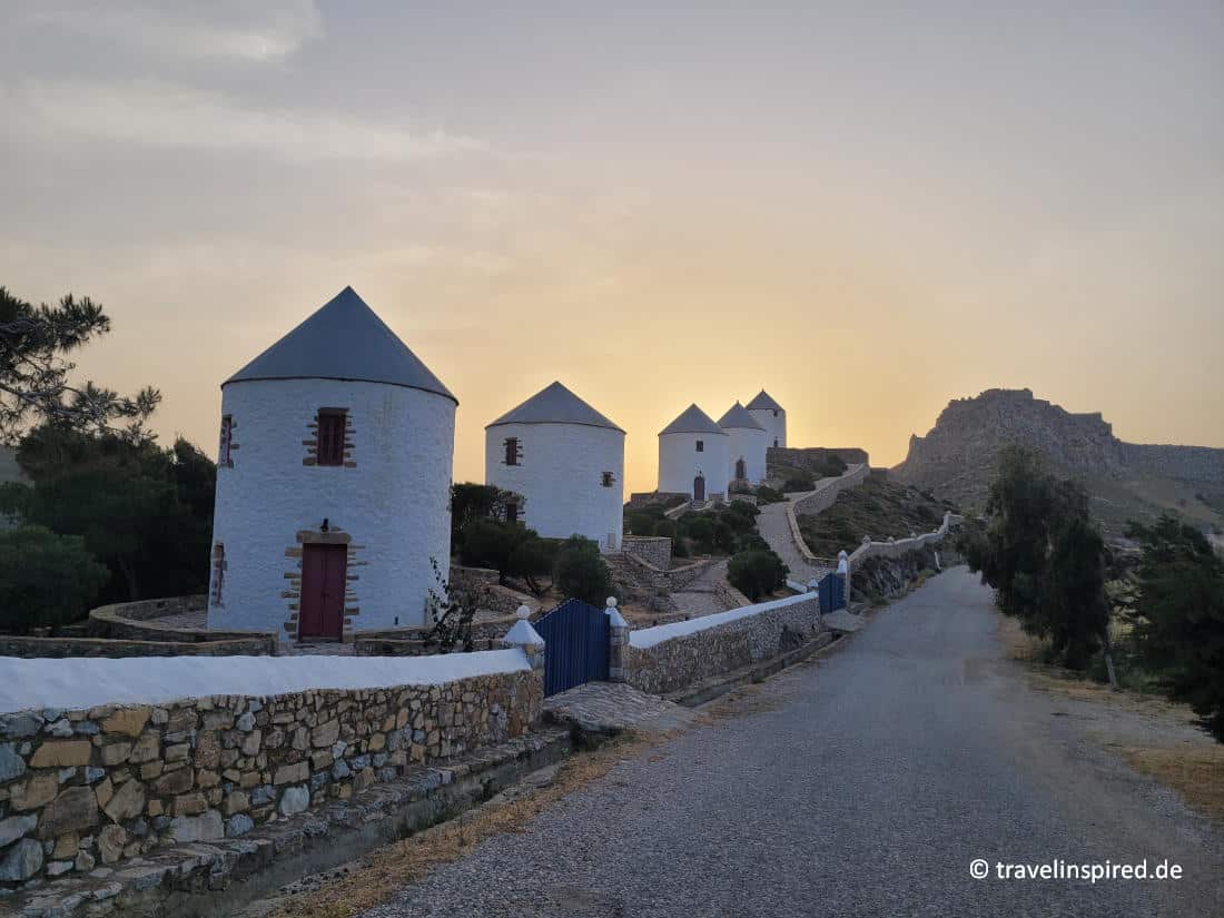 Leros Windmühlen, Reisebericht griechische Inseln