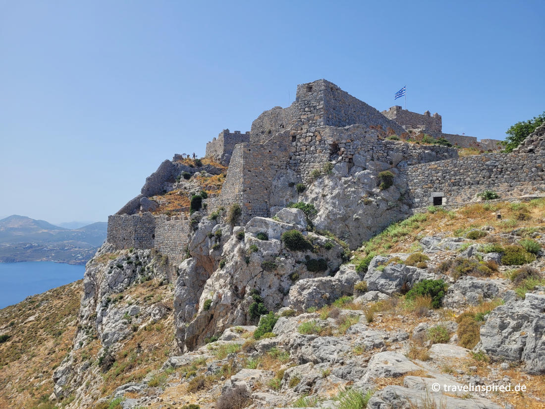 Imposante Burg von Leros, Top Sehenswürdigkeit