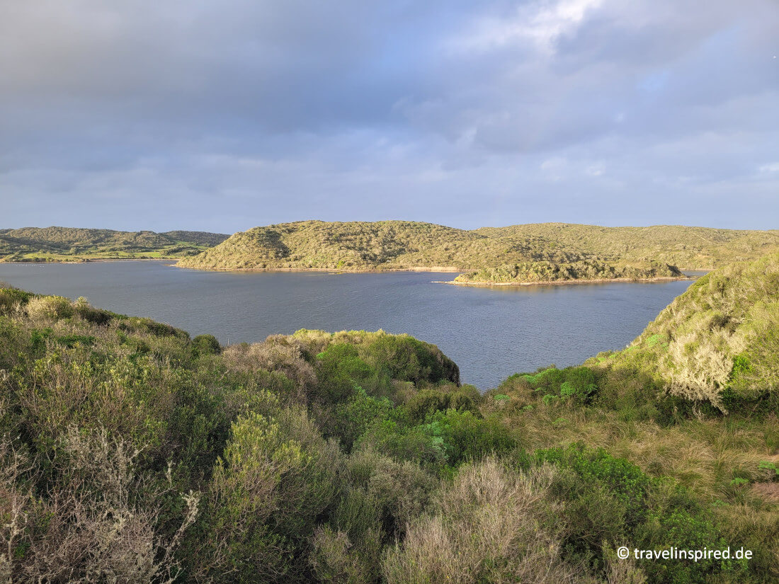 Aussicht beim Wandern im Parc Natural de s'Albufera des Grau, Menorca Insidertipp