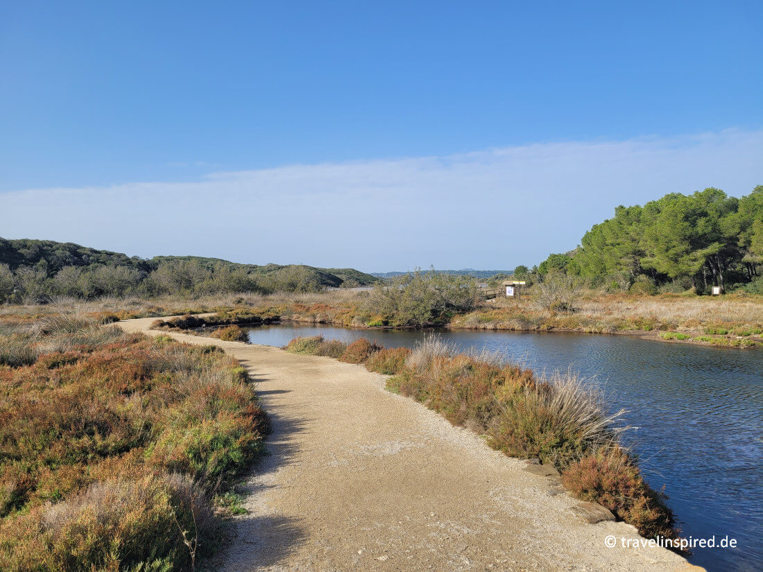 Wandern im Parc Natural de s'Albufera d'Es Grau auf Menorca